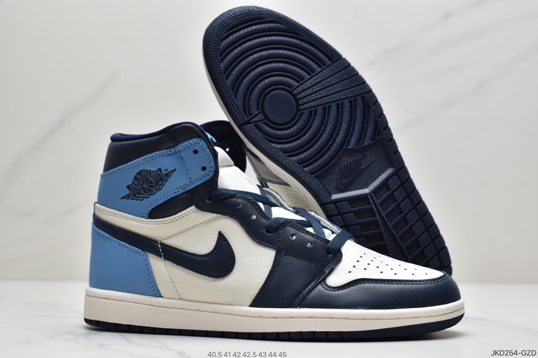 160 乔丹Air Jordan 1 Retro High OGUniversity BlueAJ1代经典复古经典高帮百搭文化篮球鞋555088-134