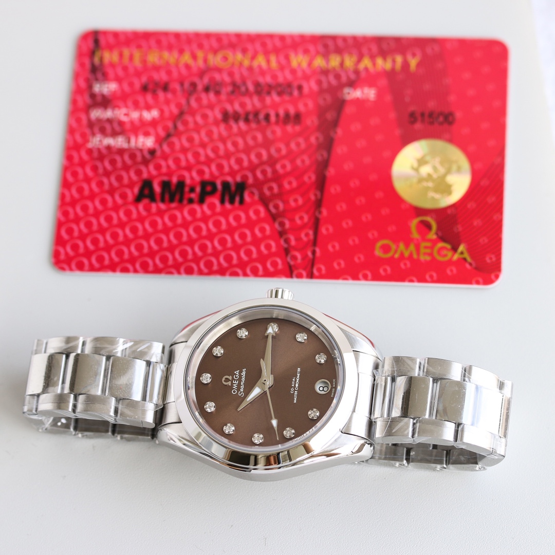 Title: Omega Seahorse 34mm Women’s Watch Review Summary: Omega AP5 Seahorse 34mm watch with gold shell, white crust, and VS’s good faith; a perfect gift - 图片 4
