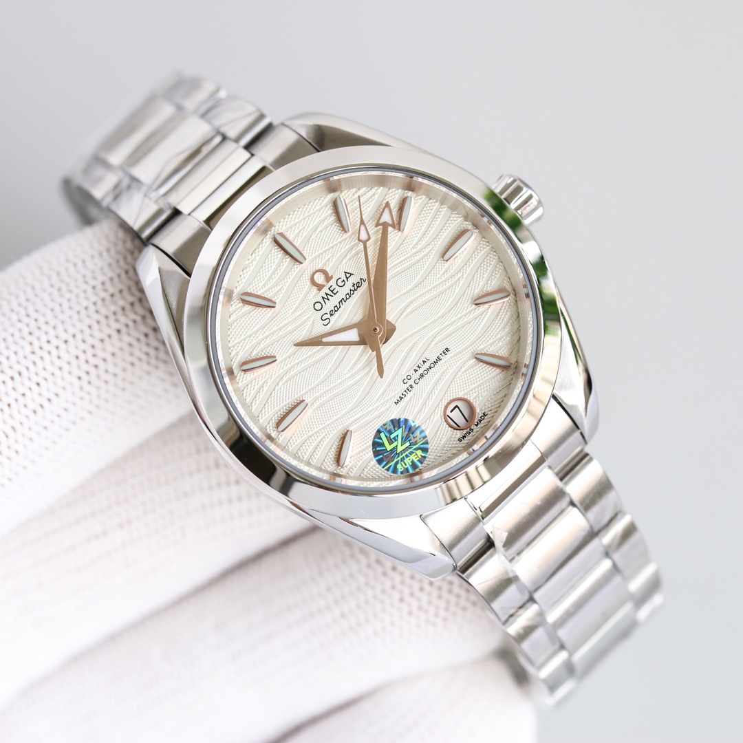 “Omega OMEGA AP5 Seahorse Series 34mm Gold Shell Drill Watch Review” - 图片 6