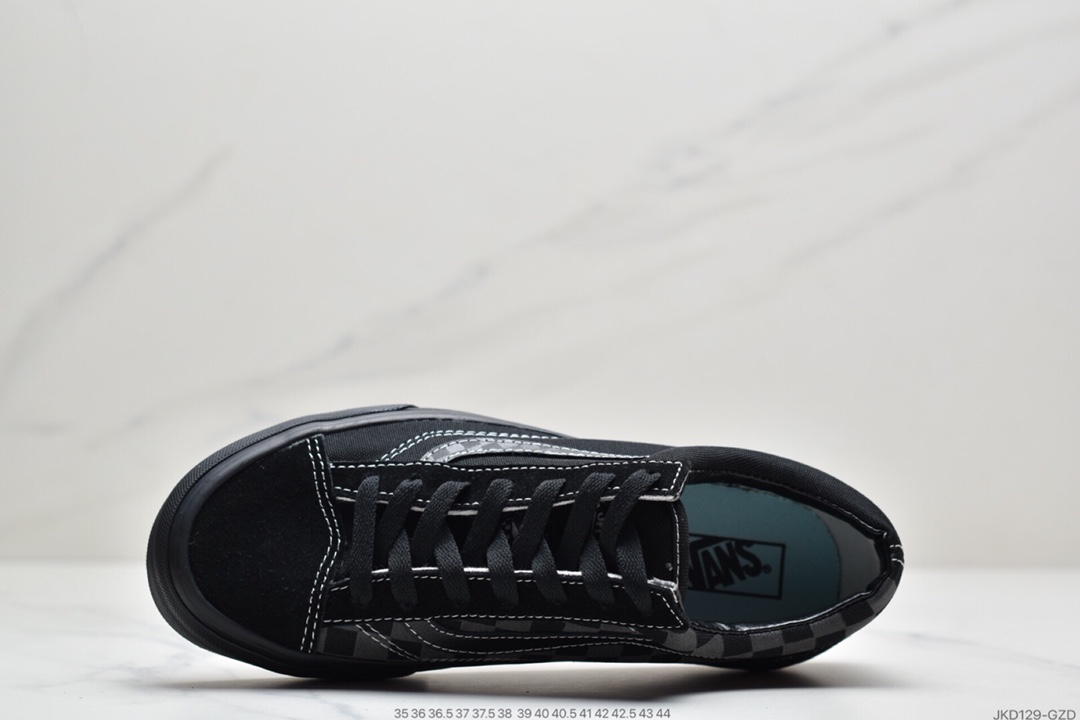 160 万斯Vans Style 36 小头拼接低帮情侣休闲板鞋帆布鞋