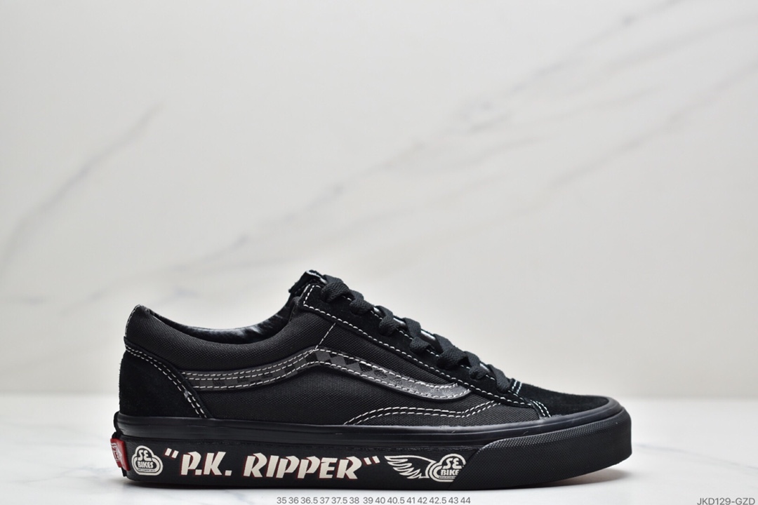 160 万斯Vans Style 36 小头拼接低帮情侣休闲板鞋帆布鞋