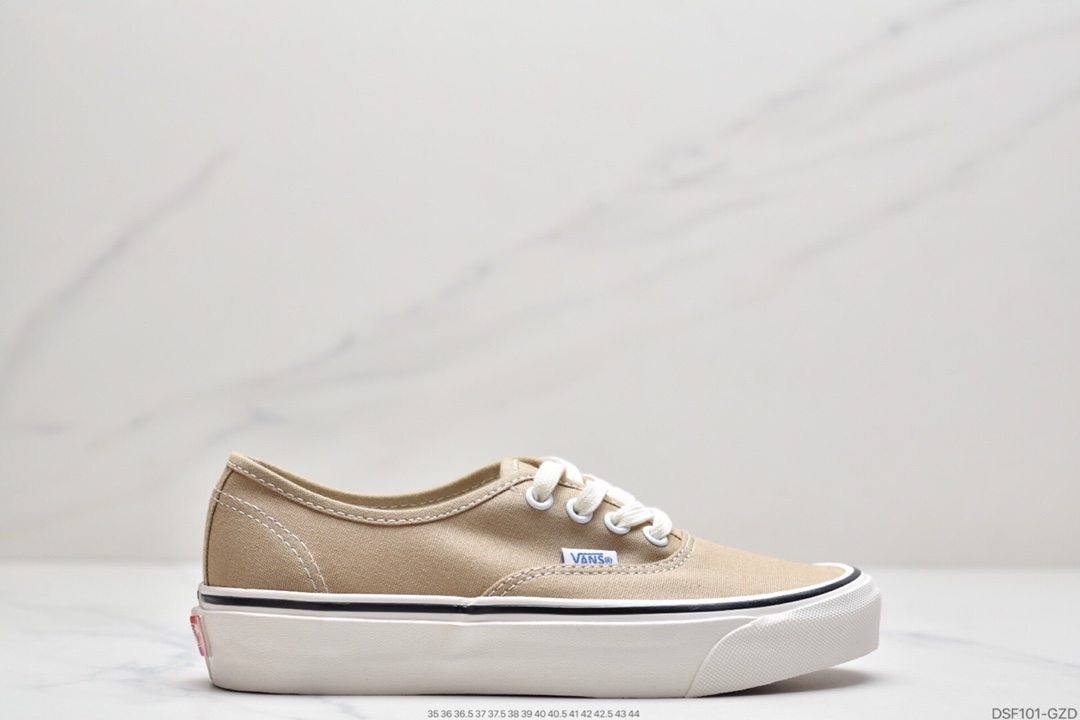 105 万斯Vans Authentic 44DX经典安娜海姆 4孔低帮硫化滑板鞋复古AUT高端硫化