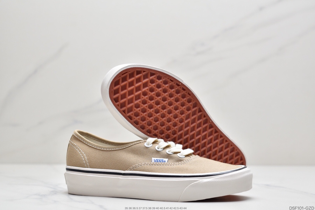 105 万斯Vans Authentic 44DX经典安娜海姆 4孔低帮硫化滑板鞋复古AUT高端硫化