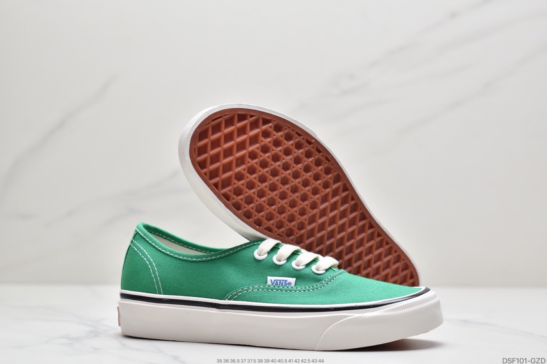 105 万斯Vans Authentic 44DX经典安娜海姆 4孔低帮硫化滑板鞋复古AUT高端硫化