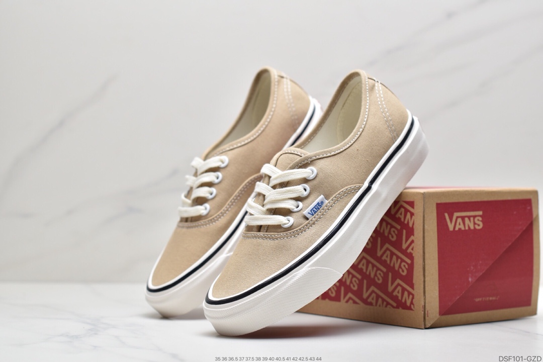 105 万斯Vans Authentic 44DX经典安娜海姆 4孔低帮硫化滑板鞋复古AUT高端硫化