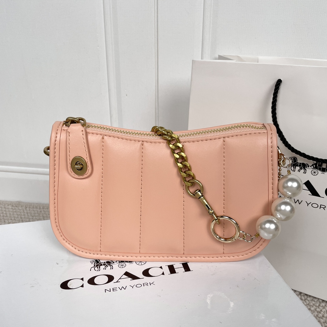 Chanel 21K My Perfect Mini classic Flap Bag Iridescent Pink Caviar W Tag