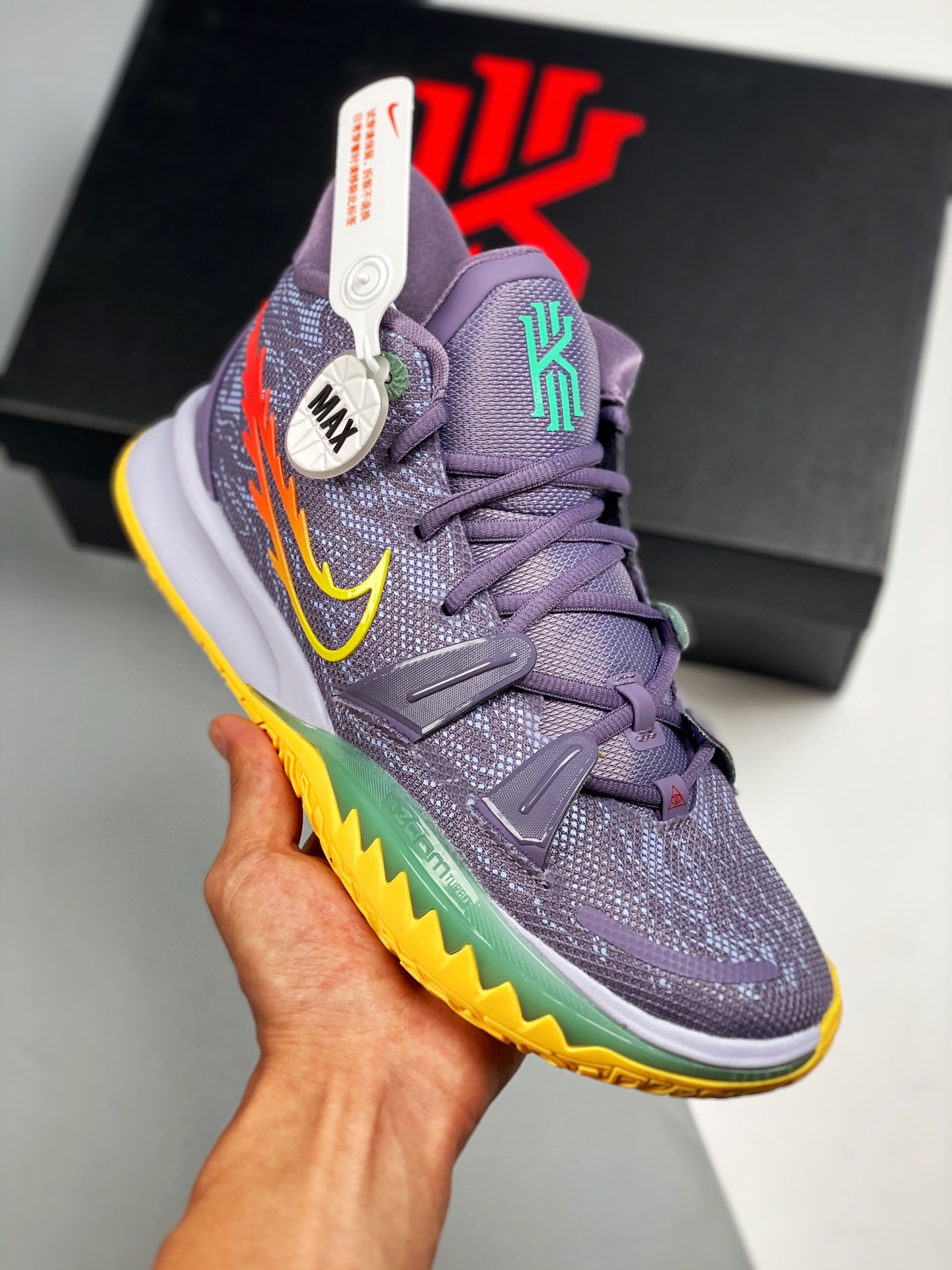 NIKE KYRIE 7 "DayBreak" puro original, Kyrie 7, nuevo color amanecer, techo del original de combate real, presentación …