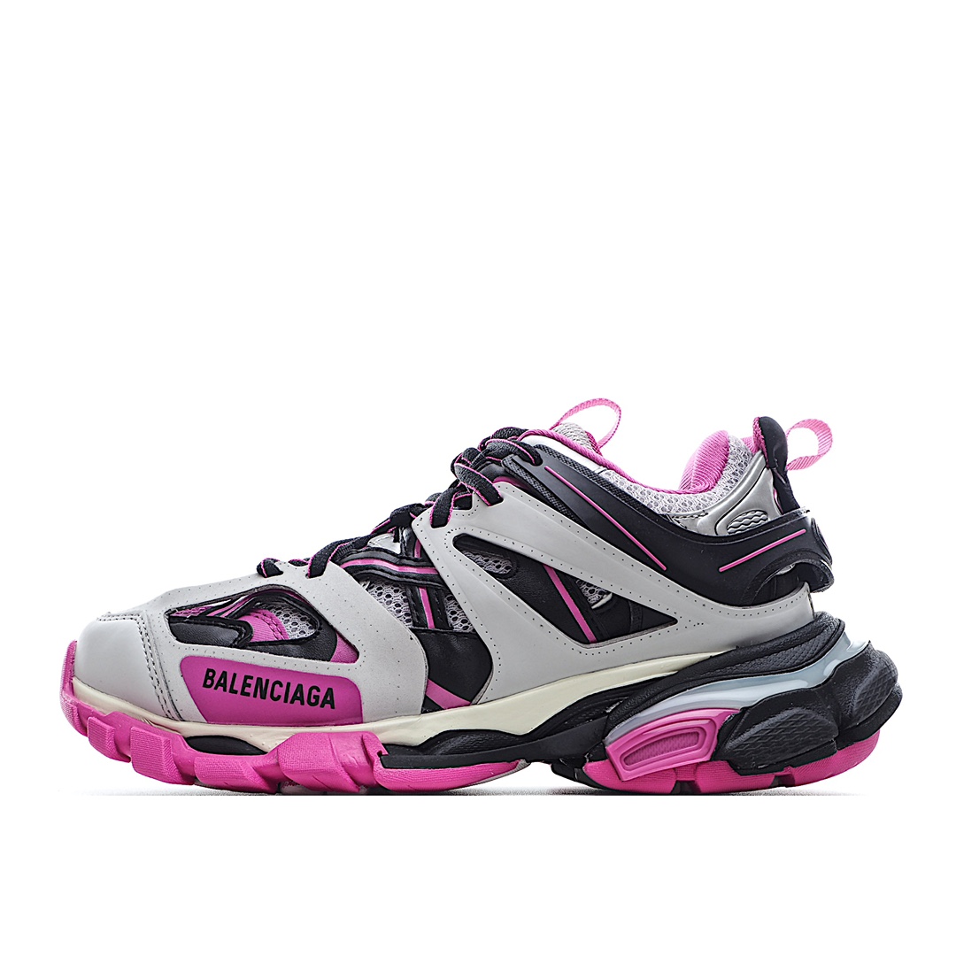 灯光版 巴黎世家3.0 三代户外概念鞋 ❕Balenciaga  Sneaker Tess s.Gomma MAILLE WHITE/ORANGE 纯原版本 原装大盒 顶级专供碾压市面一切真标版本 专柜同步包装 细节精准对位官方 私模组合大底 从里到外 最大尺度还原官方ZP 后跟位置增加了可充电 LED 灯带的部分，只需单击「Track」键即可点亮，并设有红、黄、蓝、绿、紫等 11 种不同的灯光模式