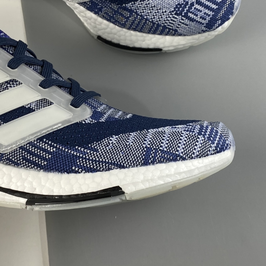 P200 AD UltraBoost 21 加厚爆米花袜套式针织鞋面休闲运动慢跑鞋 FX7729