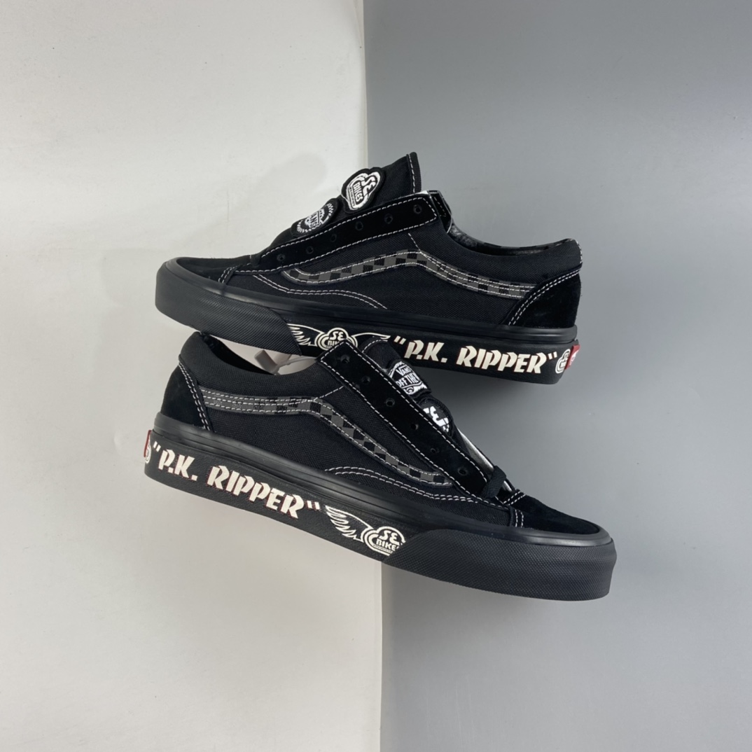 P160 VANS X SE BILKES STYLE 36黑  联名鞋款 VN0A54F64YT