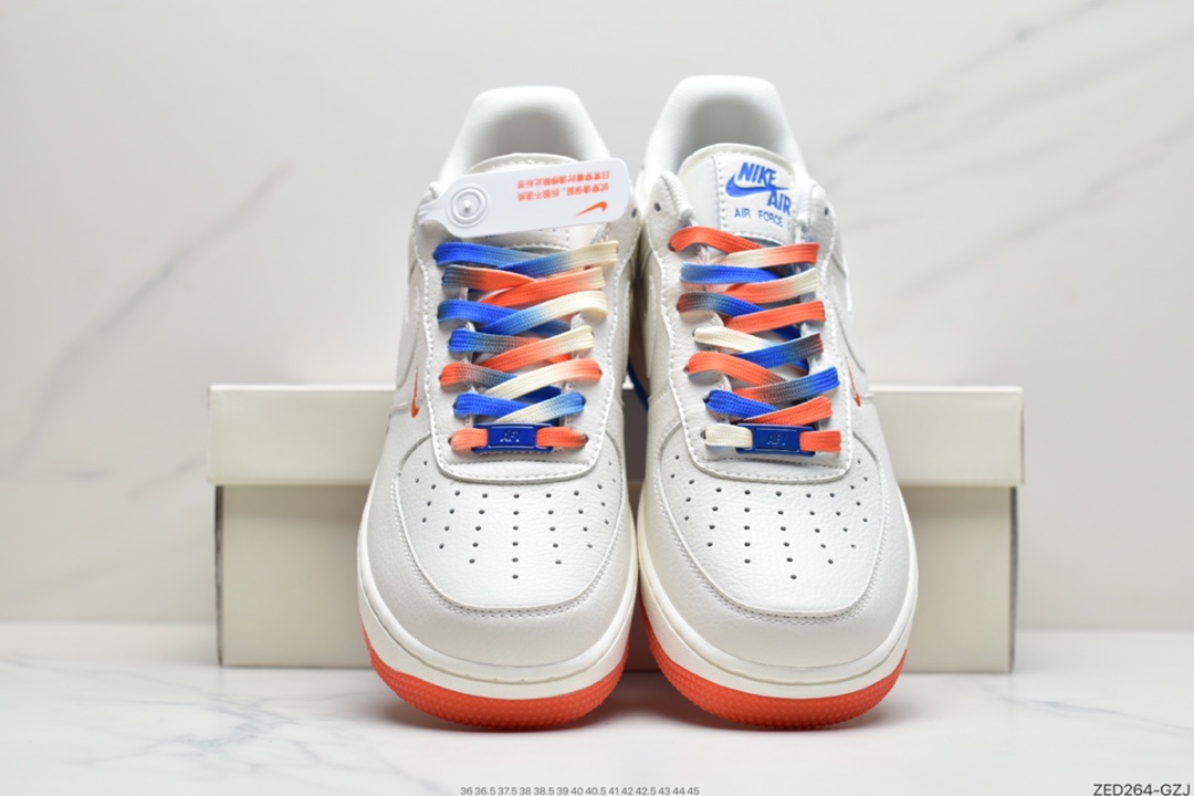 260 耐克Nike Air Force 1 Low ’07 “米蓝橙”纽约城市限定低帮空军一号休闲板鞋  CT1989-105