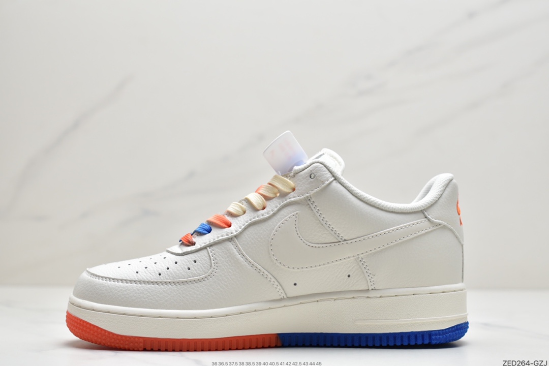 260 耐克Nike Air Force 1 Low ’07 “米蓝橙”纽约城市限定低帮空军一号休闲板鞋  CT1989-105