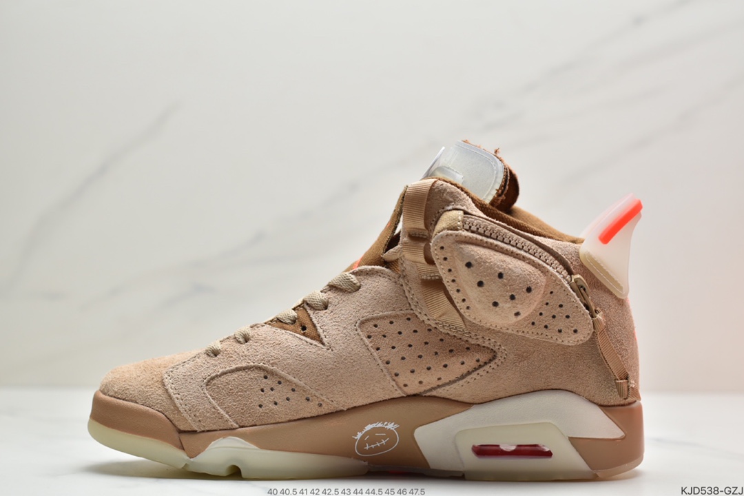 450 Travis Scott Air Jordan 6 British Khaki 全新的 Travis Scott x Air Jordan 6  DH0690-200