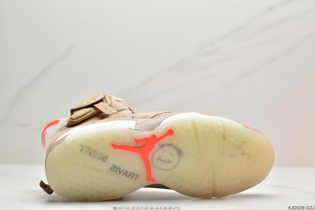 450 Travis Scott Air Jordan 6 British Khaki 全新的 Travis Scott x Air Jordan 6  DH0690-200
