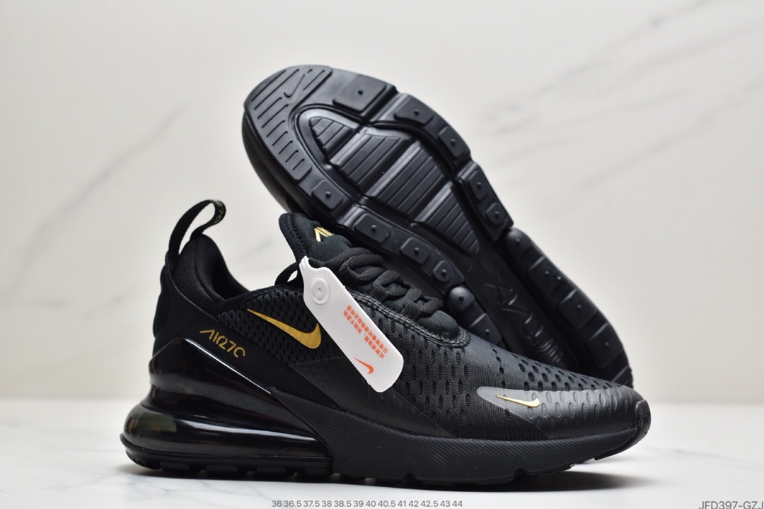 170 耐克Nike NIKE AIR MAX 270 FLYKNIT 混合科技 透气后掌半气垫慢跑鞋