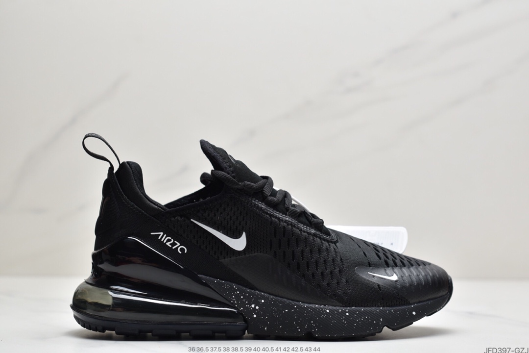 170 耐克Nike NIKE AIR MAX 270 FLYKNIT 混合科技 透气后掌半气垫慢跑鞋