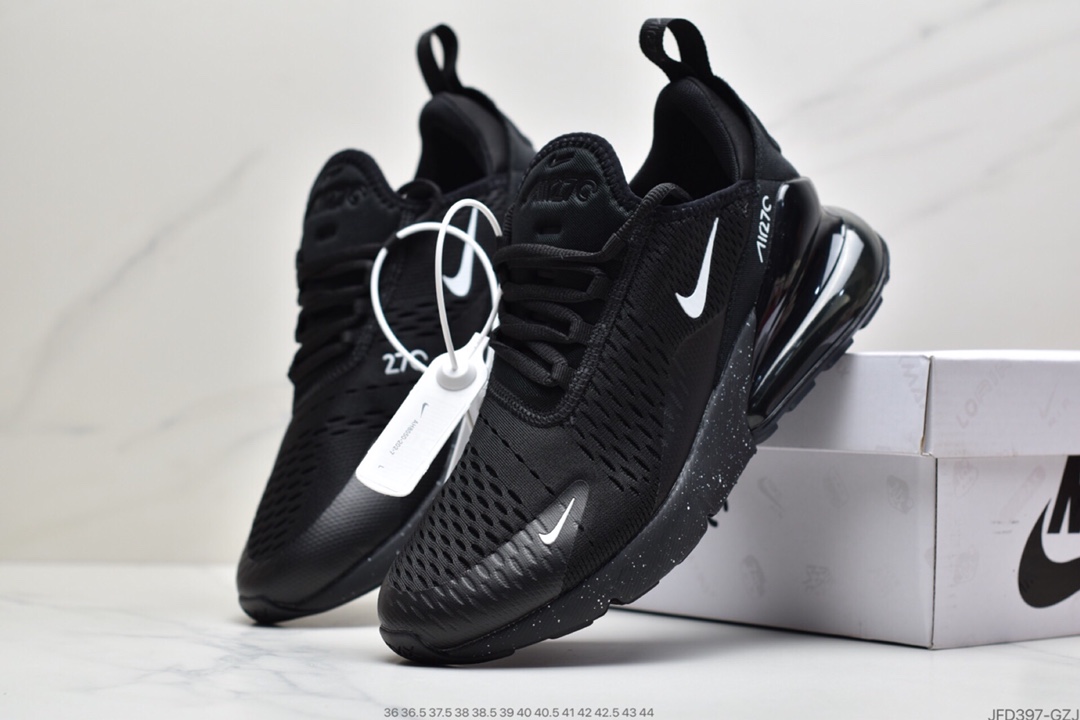 170 耐克Nike NIKE AIR MAX 270 FLYKNIT 混合科技 透气后掌半气垫慢跑鞋