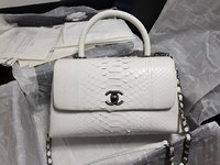 Chanel Classic Flap Bag Crossbody & Shoulder Bags Lambskin Sheepskin Snake Skin