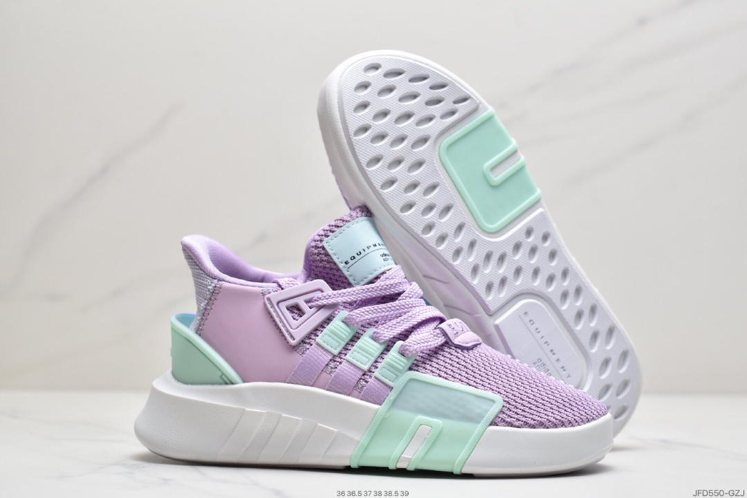 170 阿迪达斯 三叶草新品 Adidas EQT Basketball ADV 系列街头篮球短筒针织慢跑鞋