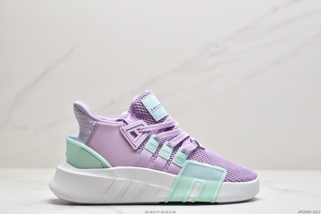 170 阿迪达斯 三叶草新品 Adidas EQT Basketball ADV 系列街头篮球短筒针织慢跑鞋