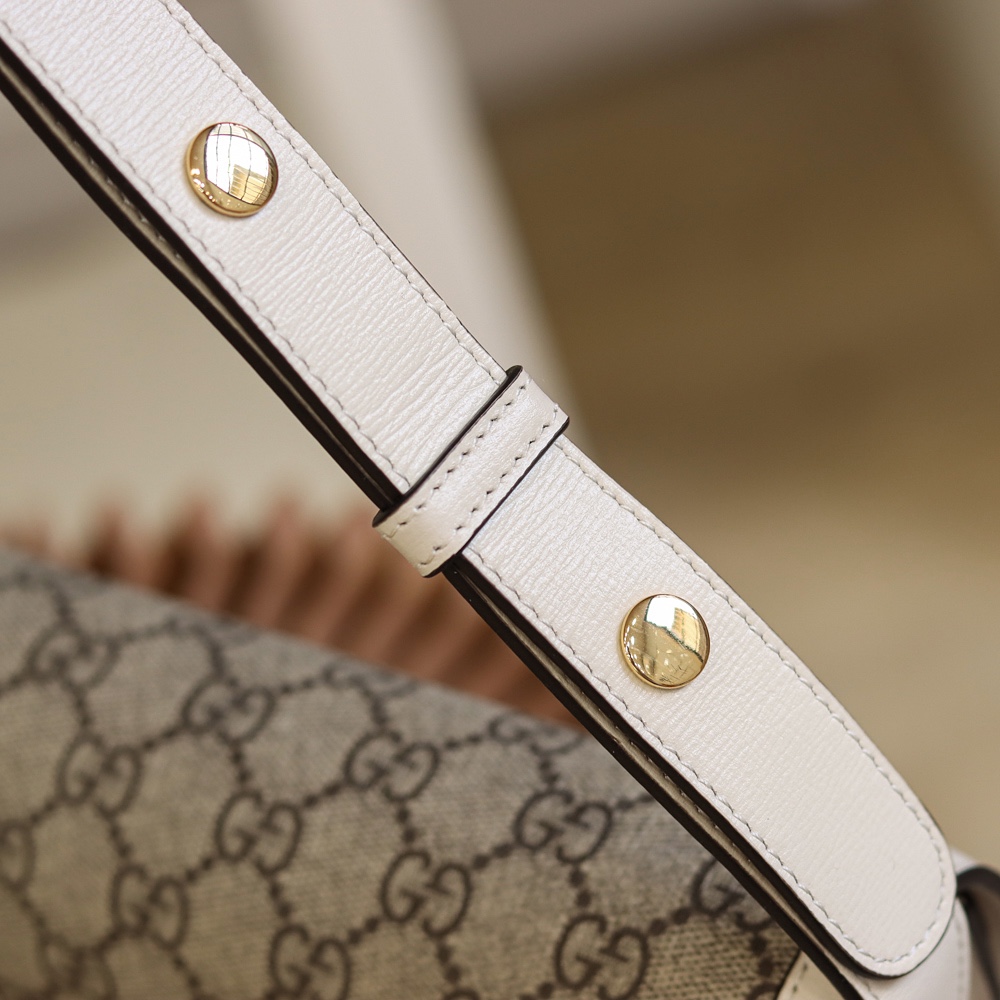 Gucci Horsebit 1955马鞍包 602204白色