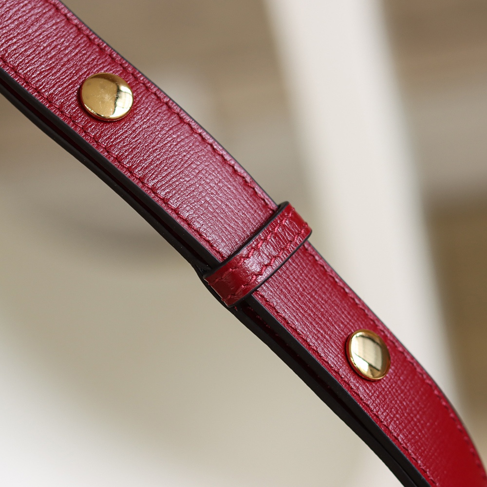 Gucci Horsebit 1955马鞍包 602204红色