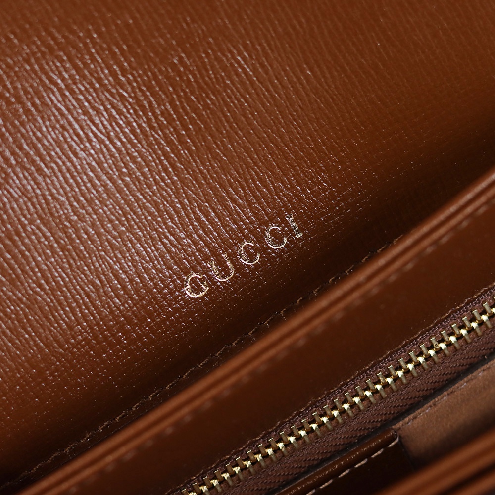 Gucci Horsebit 1955马鞍包 602204棕色