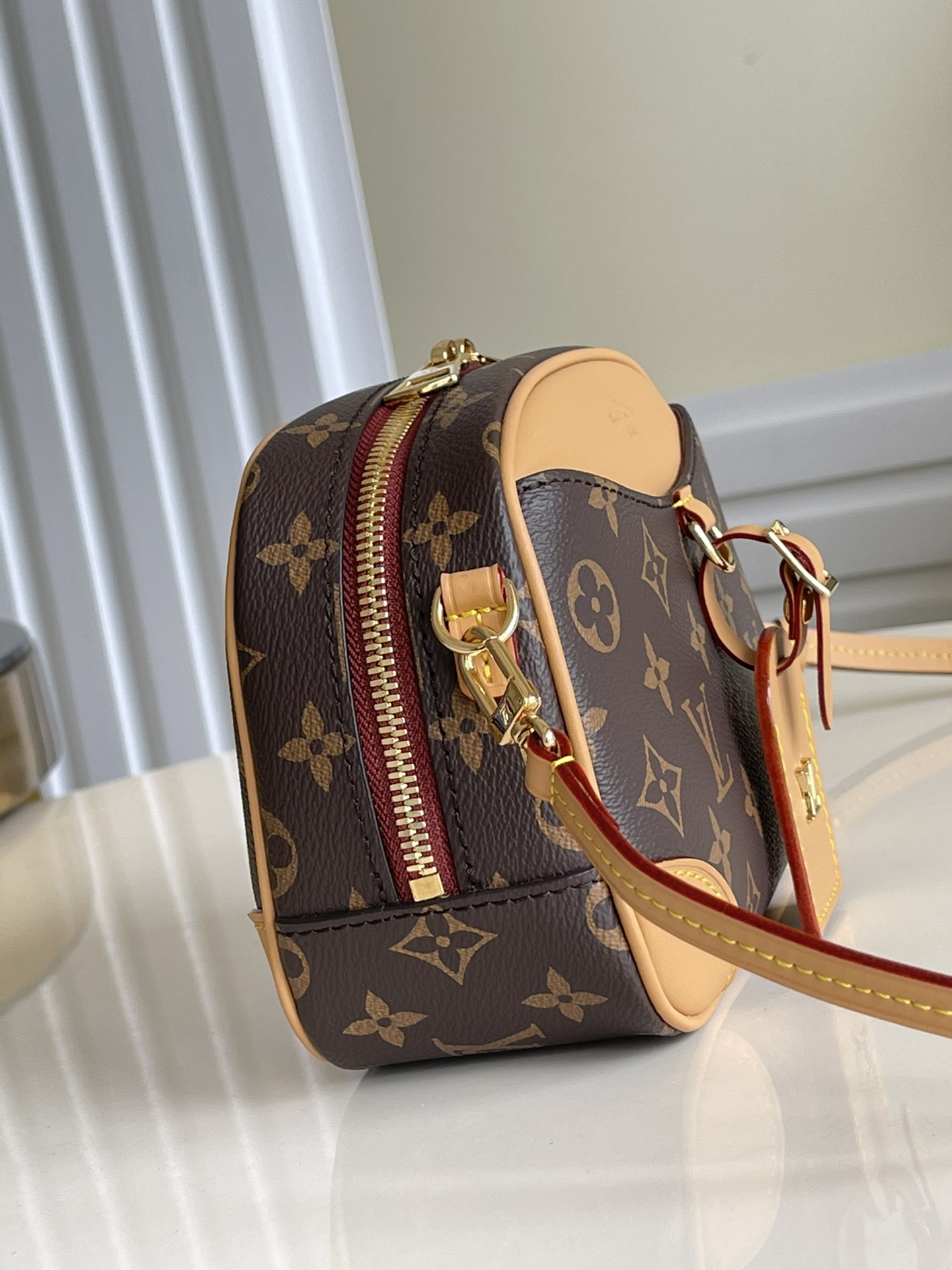 Louis Vuitton LV Deauville 迷你手袋 M45528老花