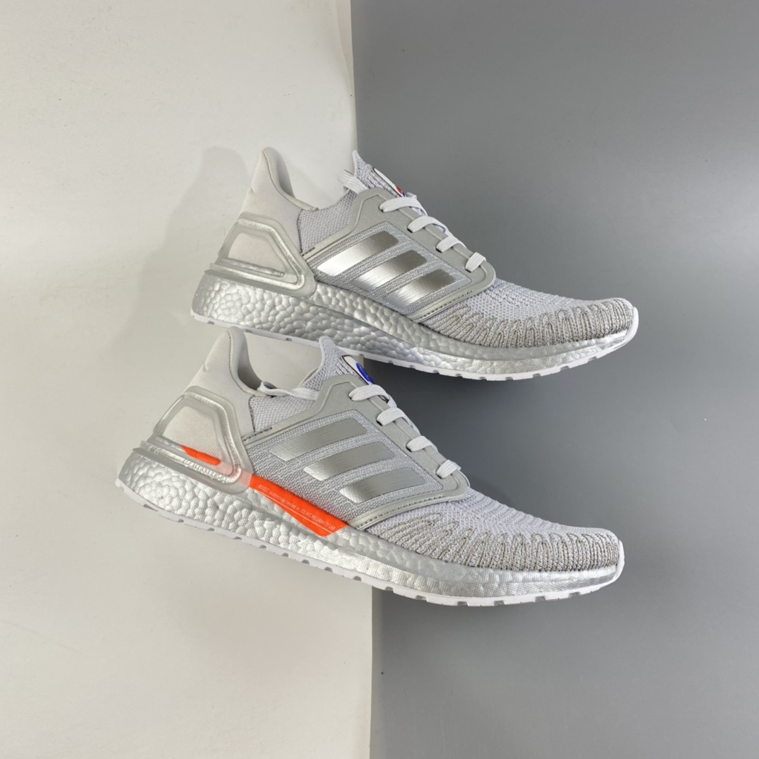 P200 Nasa x Ad Ultra Boost 20 Consortium 2021夏季新款爆米花休闲跑步鞋  FX7957