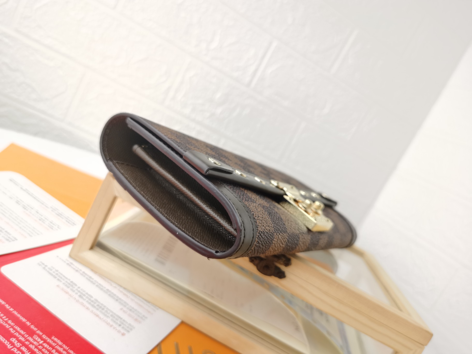 ルイ・ヴィトン M60535 ベニス財布 ダミエ・エベヌ