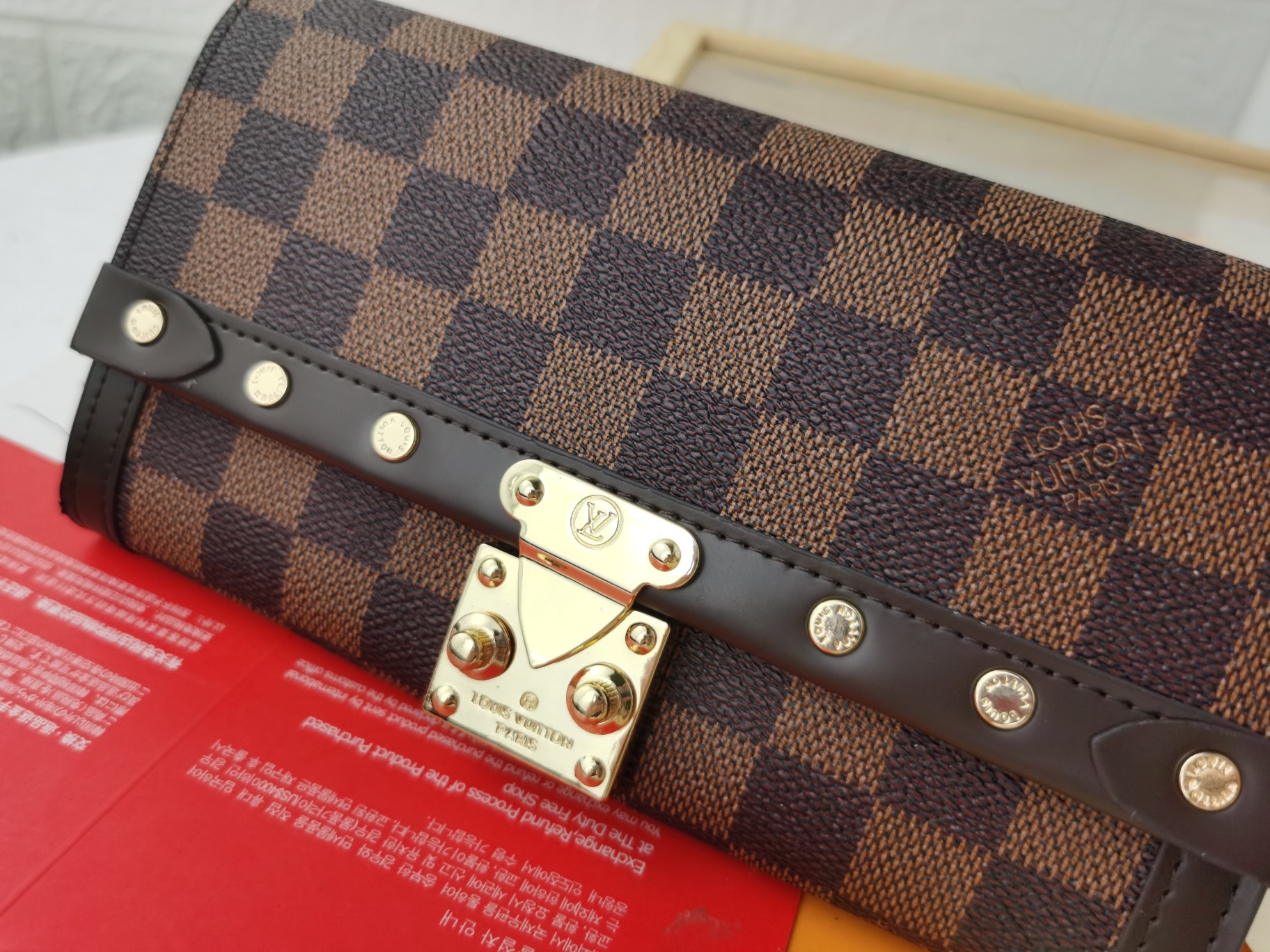 ルイ・ヴィトン M60535 ベニス財布 ダミエ・エベヌ