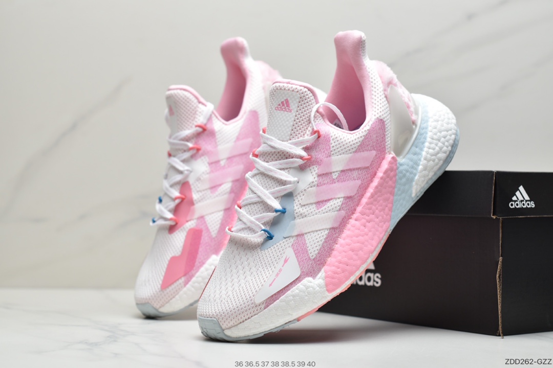 230 Cyberpunk 2077  x Adidas X9000L4 Boost爆米花高弹复古休闲运动百搭跑鞋   G54885