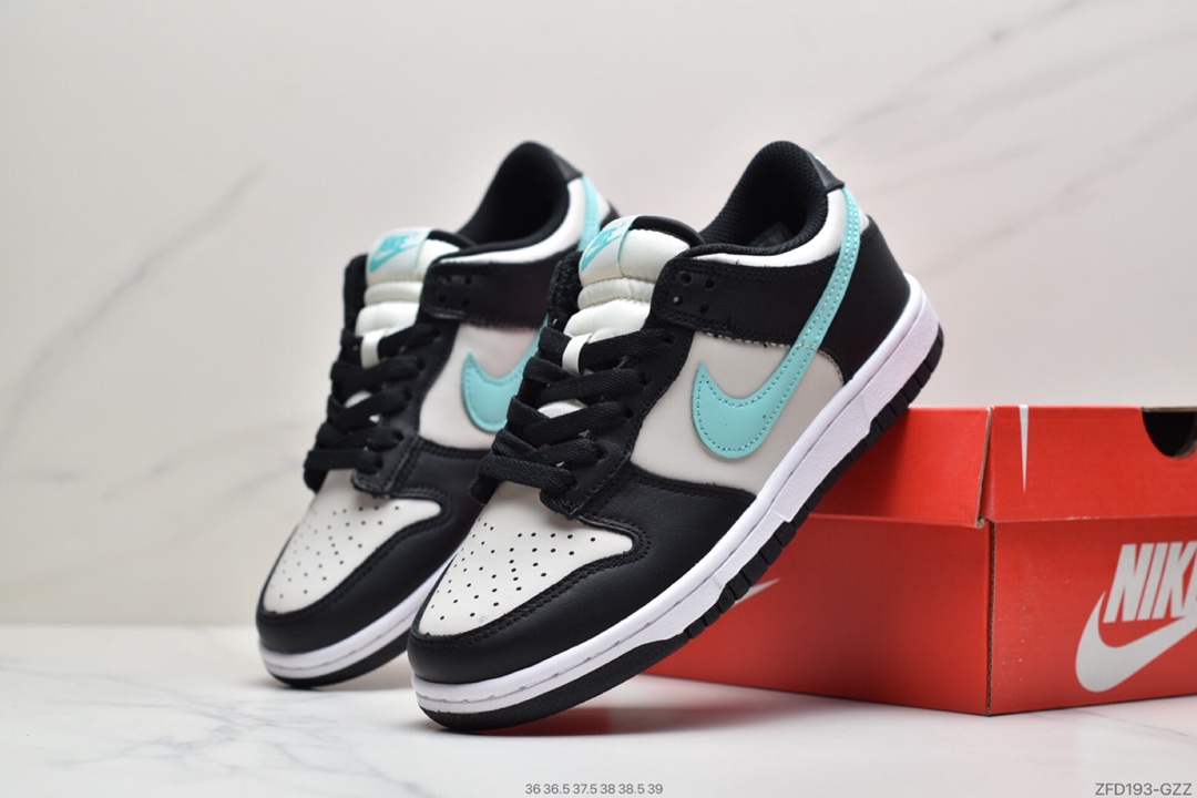 280 耐克Nike Dunk Low Tiffany 蒂夫尼绿头层皮材质 CW1590-003
