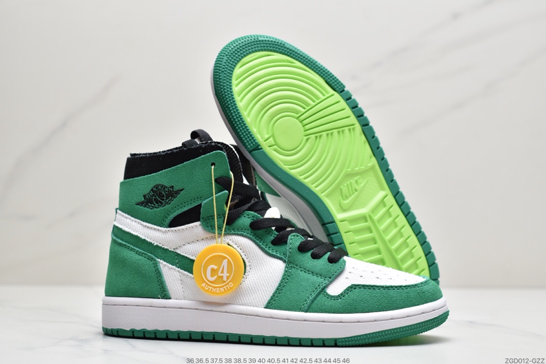 290  Air Jordan 1 Zoom CMFT“Stadium Green”  CT0978-300
