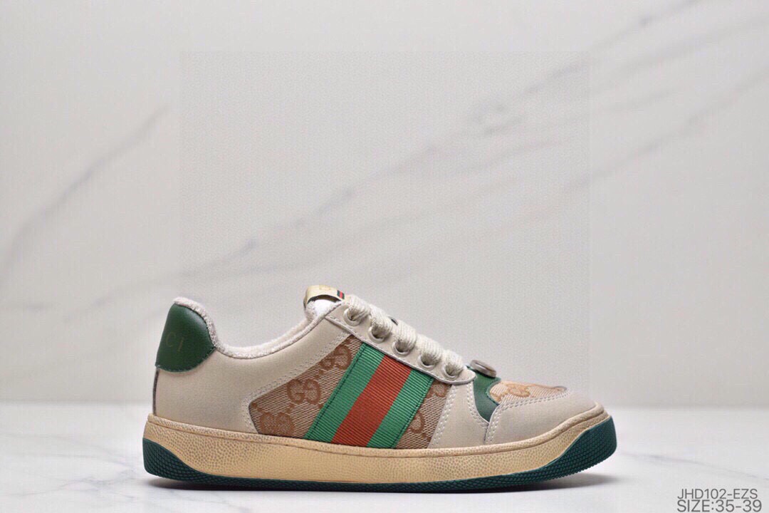 200 Gucci Distressed Screener sneaker 古驰小脏鞋系列