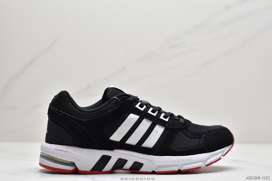 180 阿迪达斯Adidas Equipment 10 EM四季款中性简约缓震耐磨网透漫步跑鞋 FU8353