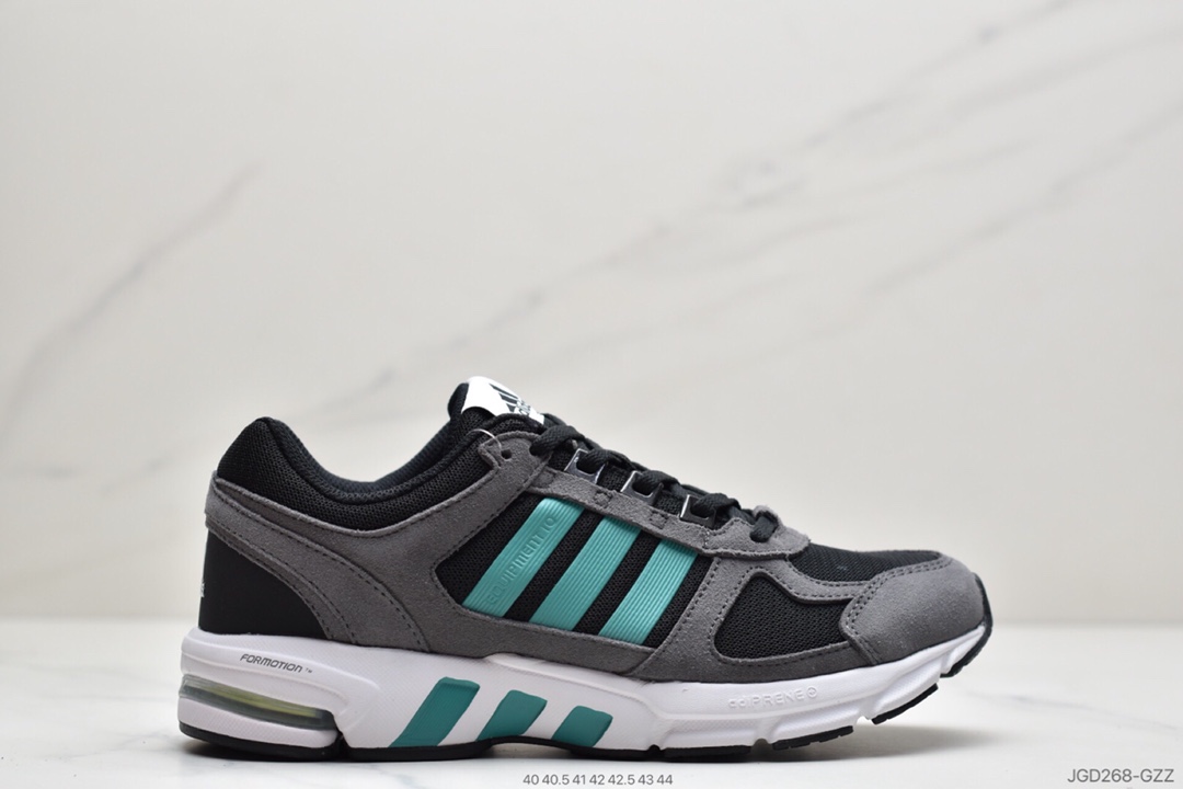 180 阿迪达斯Adidas Equipment 10 EM四季款中性简约缓震耐磨网透漫步跑鞋 FU8353