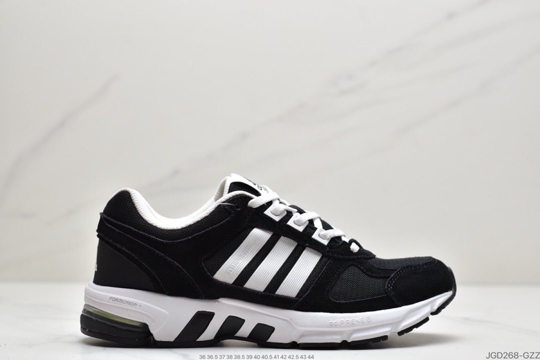 180 阿迪达斯Adidas Equipment 10 EM四季款中性简约缓震耐磨网透漫步跑鞋 FU8353