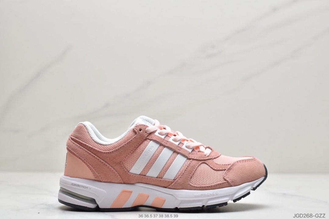180 阿迪达斯Adidas Equipment 10 EM四季款中性简约缓震耐磨网透漫步跑鞋 FU8353