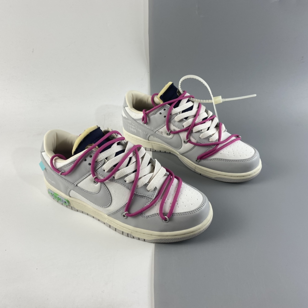 P280 Off-White x Futura xDunk OW 联名款扣篮系列复古滑板鞋 DM1602-122