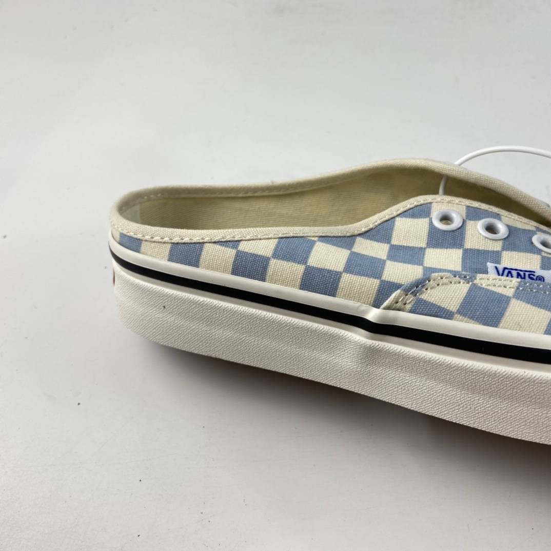 P140 Vans Authentic 万斯安纳海姆棋盘格子半拖懒人一脚蹬 经典aut VN0A54F75BU