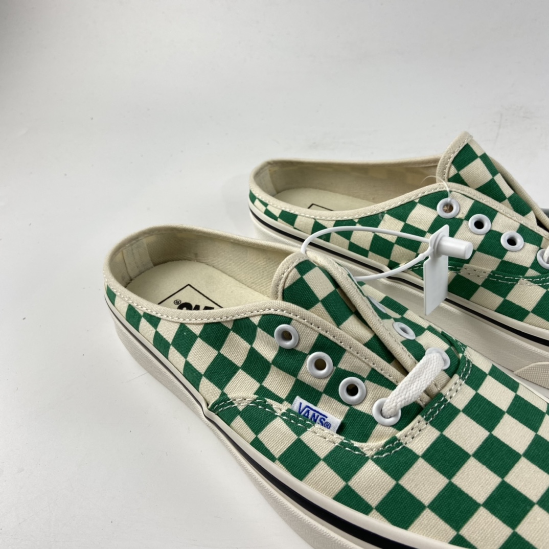 P140 Vans Authentic 万斯安纳海姆棋盘格子半拖懒人一脚蹬 经典aut VN0A54F75GR