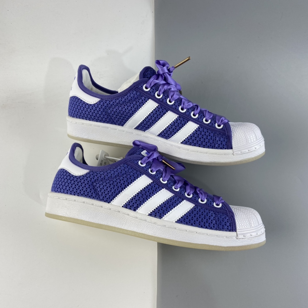 120  Ad Originals Superstar 三叶草贝壳头编织透气休闲板鞋 S82581