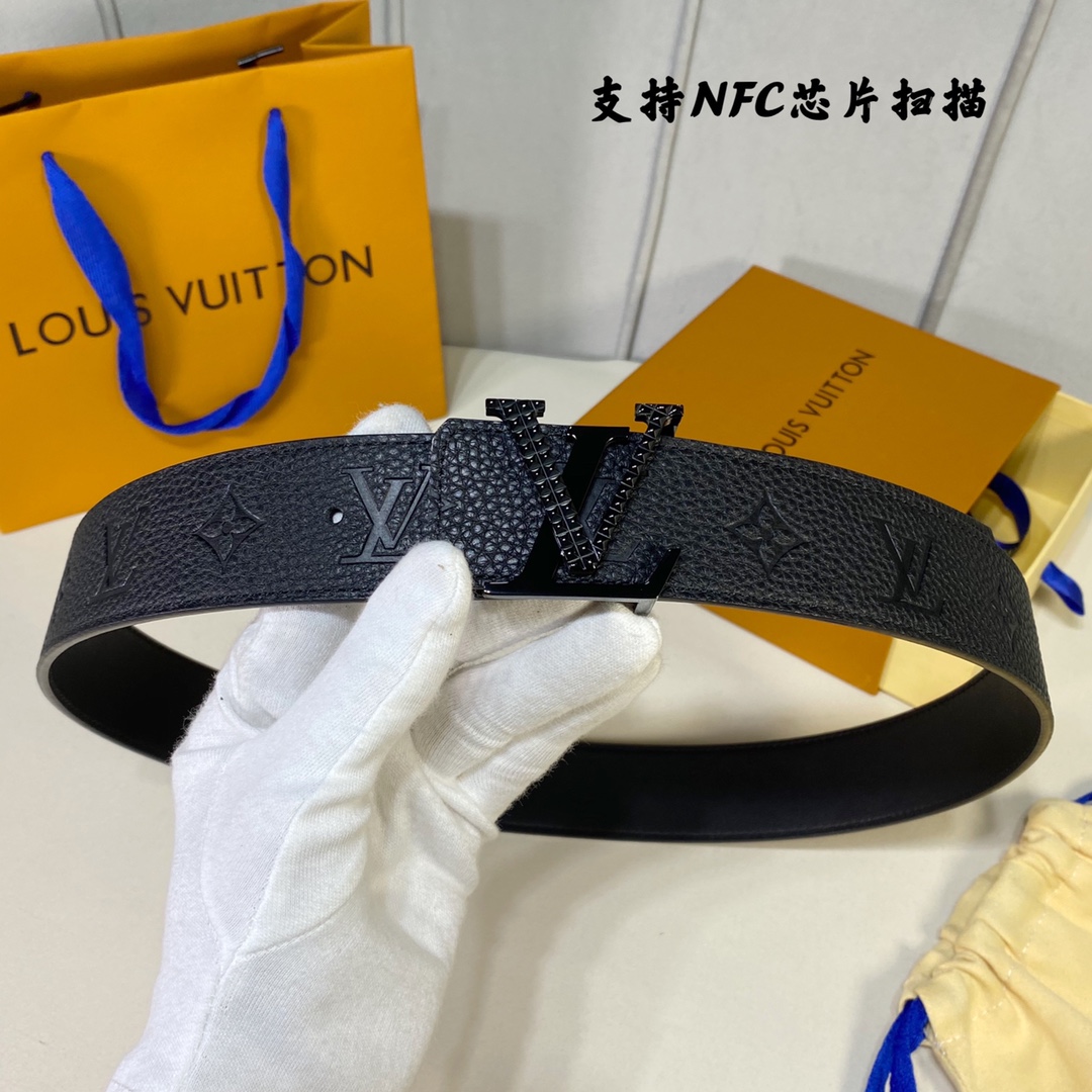 Louis Vuitton Belts Calfskin Cowhide