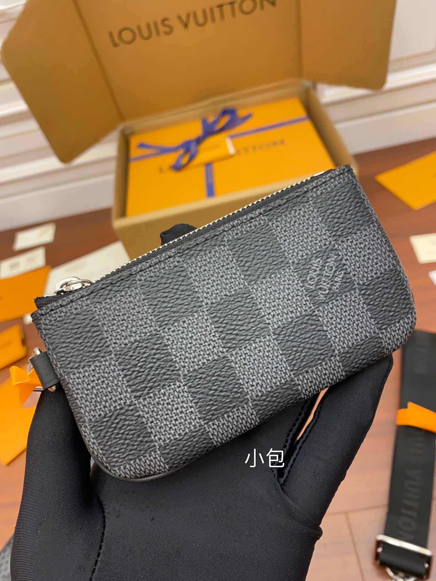 Louis Vuitton LV Trio三合一邮差包 N50017黑格