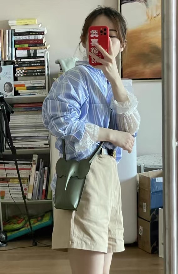 Loewe罗意威 小象手机包 0557墨绿色
