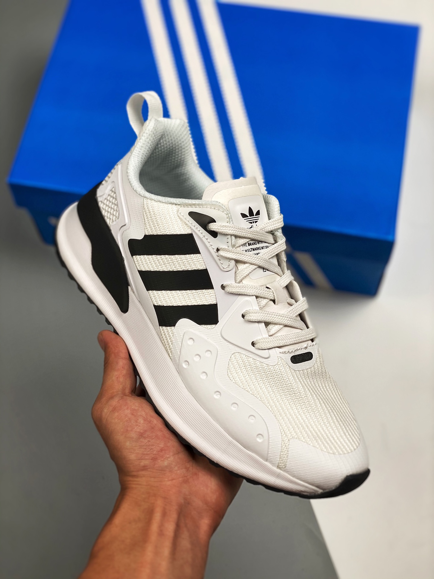 Adidas X_PLR blanco y negro lanzamiento limitado en el extranjero caja original versátil y ligera zapatillas transpirab…