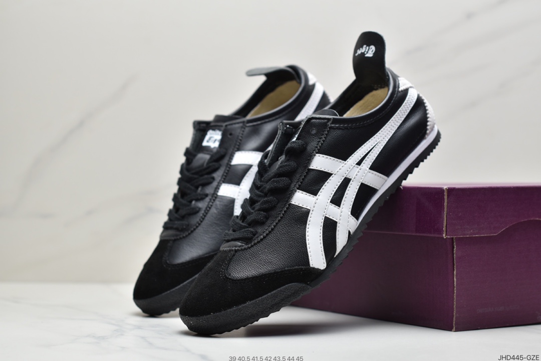 190  Asics Onitsuka tiger 鬼冢虎手工鞋亚瑟士鬼冢虎专柜正品头层小羊皮