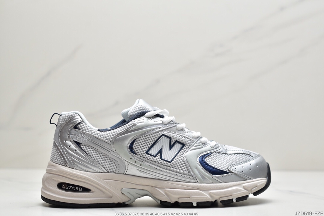 140 New Balance 新百伦MR530FWI系列 夏季网面复古跑鞋透气网面