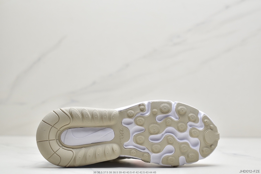 190 耐克Nike Air Max 270 React 半小掌气垫跑鞋  CV8818-102